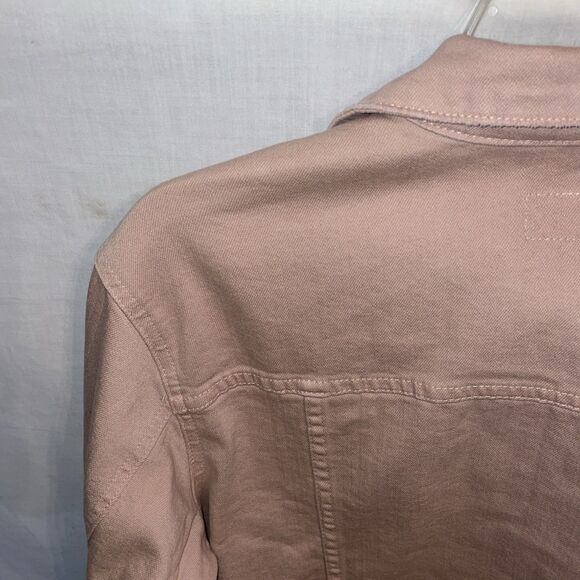 Adriano Goldshmied Women’s Distressed Jacket Size Medium Pink Denim Outdoors - Picture 11 of 12